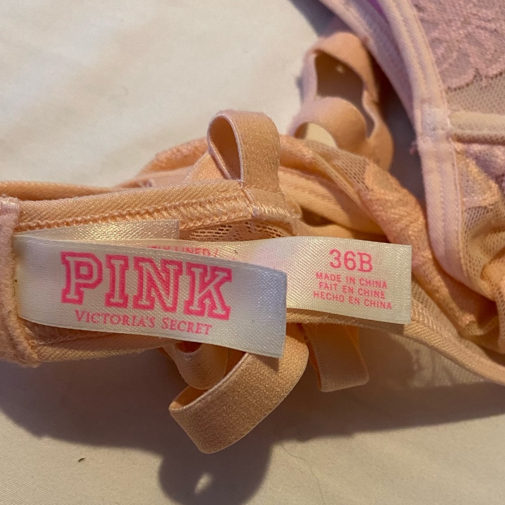 PINK Racer Back Push-Up Bra - Picture 2 of 6